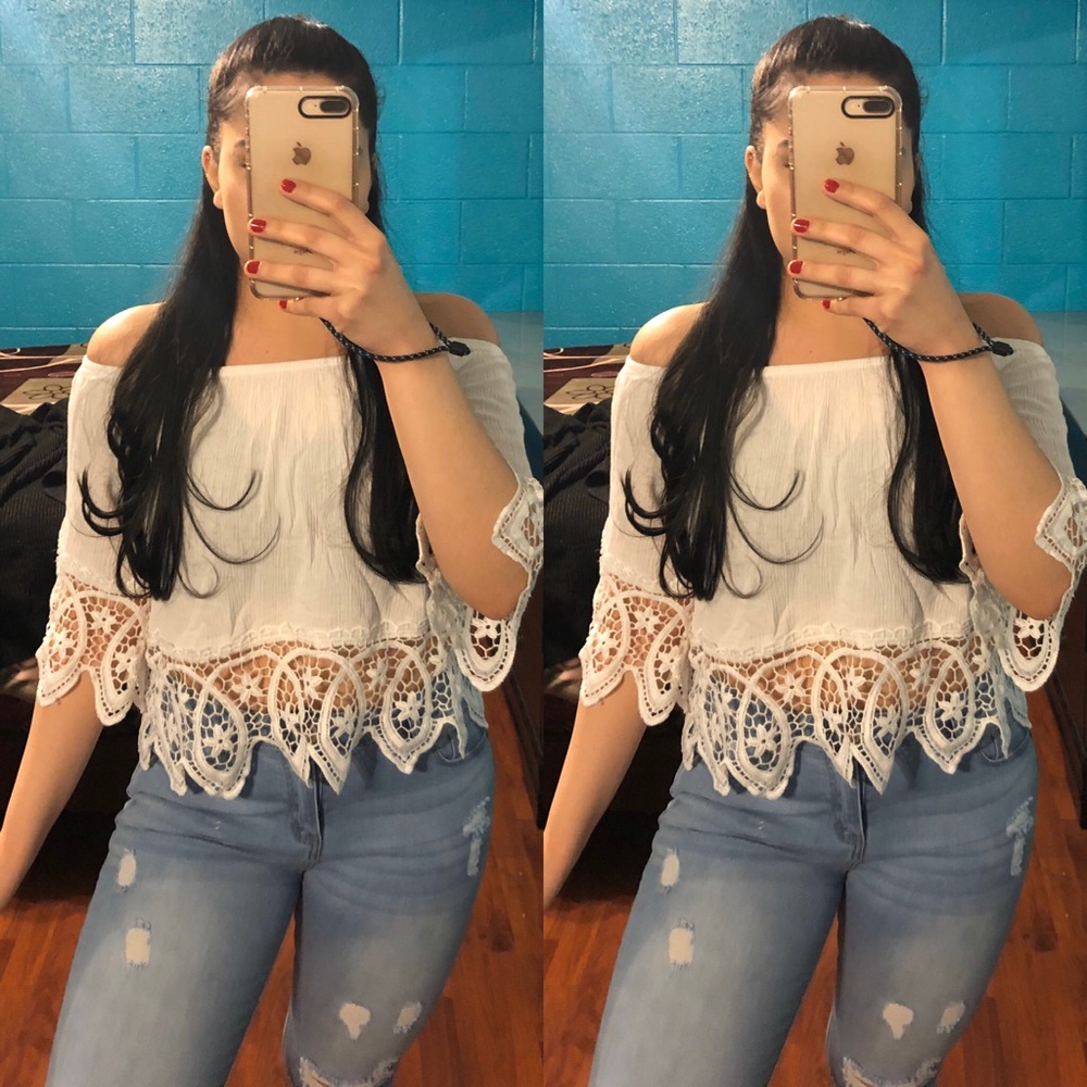 Off the Shoulder Long Sleeve